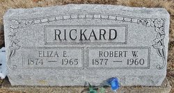 Eliza Elizabeth <I>Walker</I> Rickard 