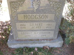 Agnes C <I>Masterton</I> Hodgson 