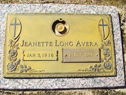 Myrtle Jeanette <I>Long</I> Avera 