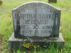 Martha Frances <I>Thornton</I> Barker 