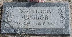 Rosalie “Rose” <I>Cox</I> Mellor 