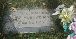 Evelyn Phebe <I>Hayes</I> Backus 