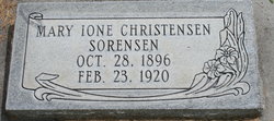 Mary Iona <I>Christensen</I> Sorensen 