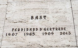 Gertrude B. <I>Mella</I> Bast 
