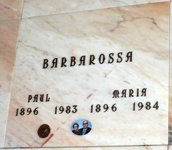 Mrs Maria C <I>DeGregorio</I> Barbarossa 