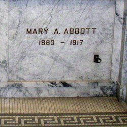 Mary Adelaide “Addie” <I>Barnes</I> Abbott 
