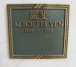 Alice Fei Yen 