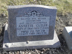 Annette <I>Berkowitz</I> Cutler 