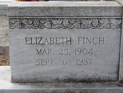 Martha Elizabeth “Coot” <I>Finch</I> Barnes 