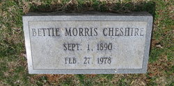 Bettie Lee <I>Morris</I> Cheshire 