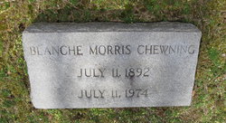 Blanche <I>Morris</I> Chewning 