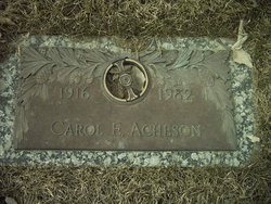 Carol Frances <I>Easton</I> Acheson 