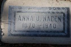 Anna B Hagen 