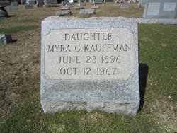 Myra G. <I>Boyd</I> Kauffman 