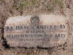 Ira Isaac Canterbury 