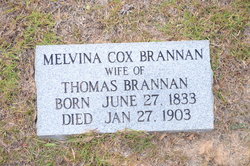 Melvina E. <I>Cox</I> Brannan 