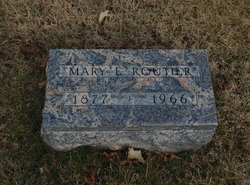Mary Eliza Jane <I>Moore</I> Routier 