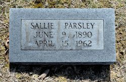 Sallie Jane <I>Overbey</I> Parsley 