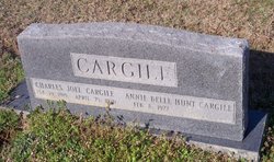 Annie Bell <I>Hunt</I> Cargile 