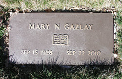 Mary Nancy “Nan” <I>Hahs</I> Gazlay 