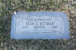 Elsa “Elsie” <I>Gaddes</I> Oltman 