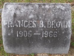 Frances B. <I>Nottingham</I> Brown 