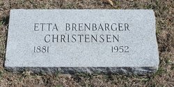 Etta <I>Brenbarger</I> Christensen 
