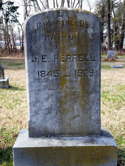 Jane Shields <I>Hatton</I> Herrell 