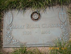 Mary Christine <I>Blair</I> Classen 