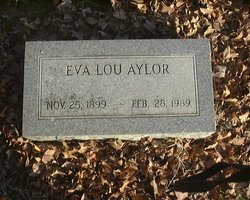 Eva Lou <I>Smith</I> Aylor 