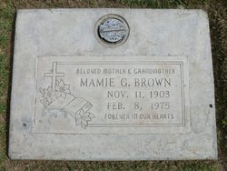 Mamie G <I>Burgess</I> Brown 