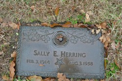 Sarah Ellis “Sally” <I>Floyd</I> Herring 