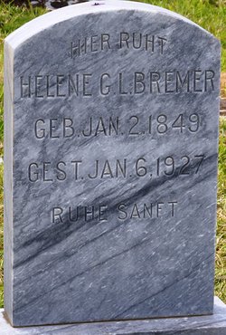 Helene Gesine Charlotte <I>Meyer</I> Bremer 
