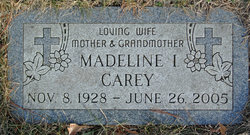 Madeline I. <I>McCarthy</I> Carey 