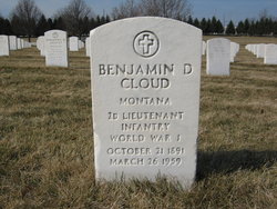 2LT Benjamin Dog “Ben” Cloud 
