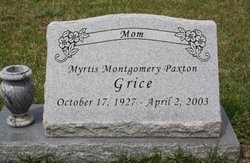 Myrtis <I>Montgomery</I> Grice 