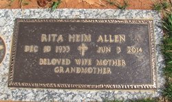 Rita <I>Heim</I> Allen 