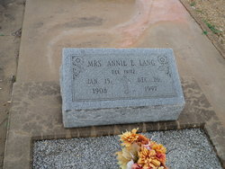 Annie Elizabeth <I>Fritz</I> Lang 