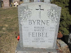 Marion Elizabeth “Mary” <I>Feibel</I> Byrne 