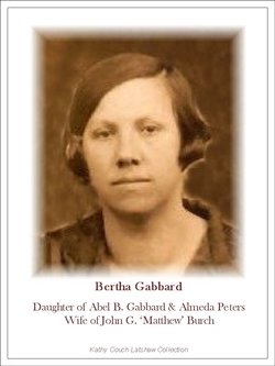 Bertha <I>Gabbard</I> Burch 