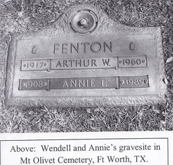 Annie Lou <I>Barnes</I> Fenton 