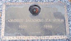 Dorothy <I>Jackson</I> Hazelton 