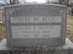 Archibald Randolph “Archie” Arnette 