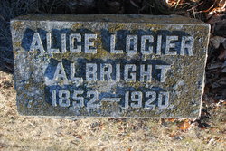 Alice <I>Locier</I> Albright 