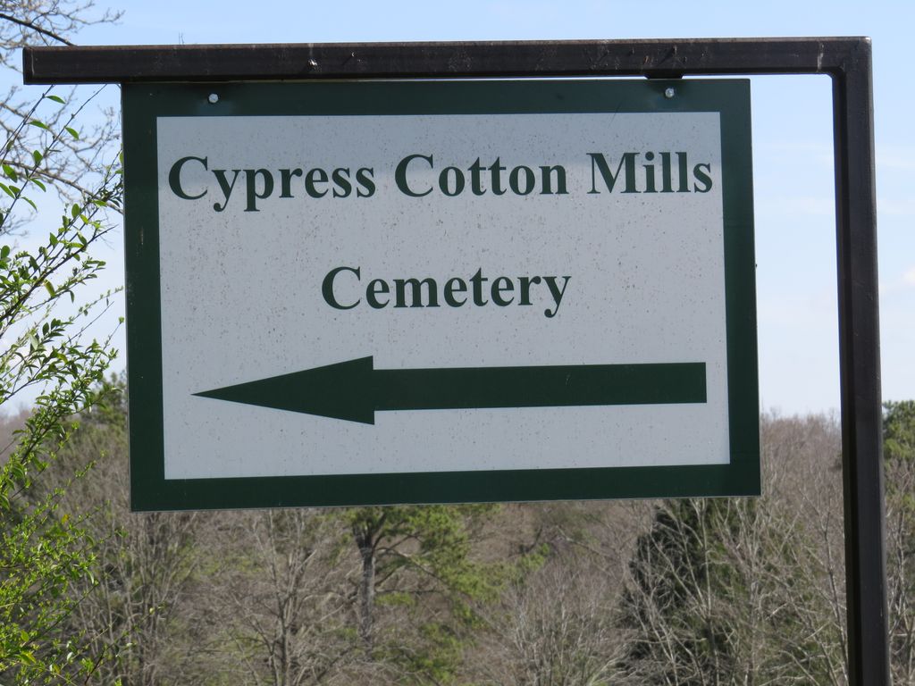 Cypress Cotton Mill Cemetery