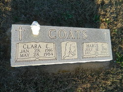 Clara E. <I>Purser</I> Coats 