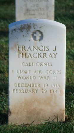 1LT Francis J Thackray 