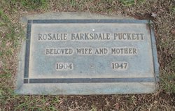 Rosalie B <I>Barksdale</I> Puckett 