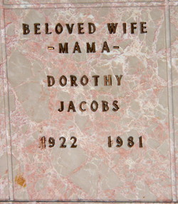 Dorothy Ida Jacobs 
