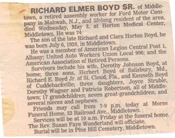 Richard Elmer Boyd 